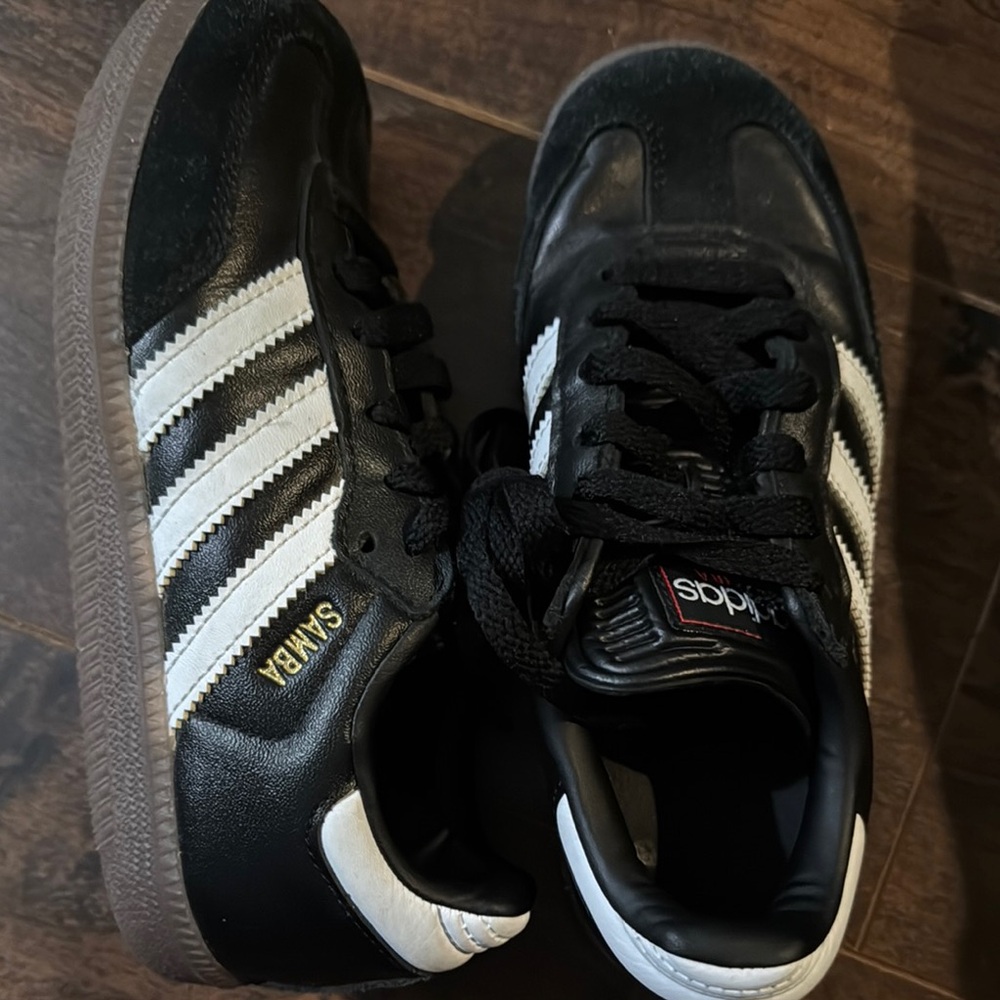 Adidas Kids Samba Black and White Sneakers